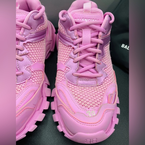 Balenciaga Women’s Track.3 Sneakers SIZE 9 Pink NWB AUTHENTIC - Picture 4 of 13